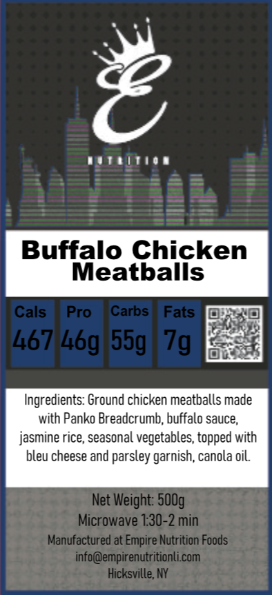 Buffalo Chicken Meatballs