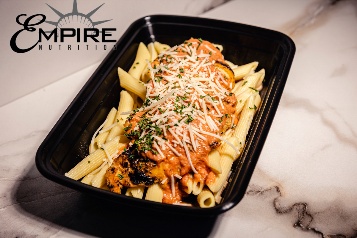 Penne Vodka with Grilled Chicken