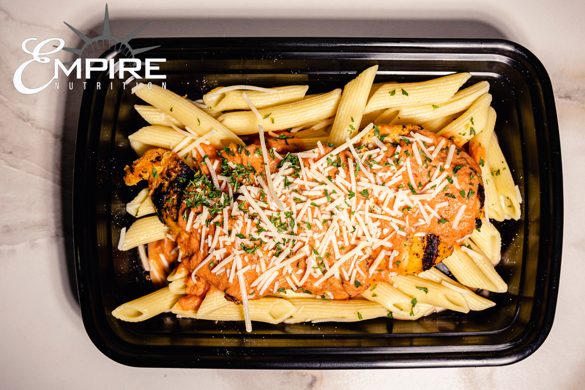 Penne Vodka with Grilled Chicken